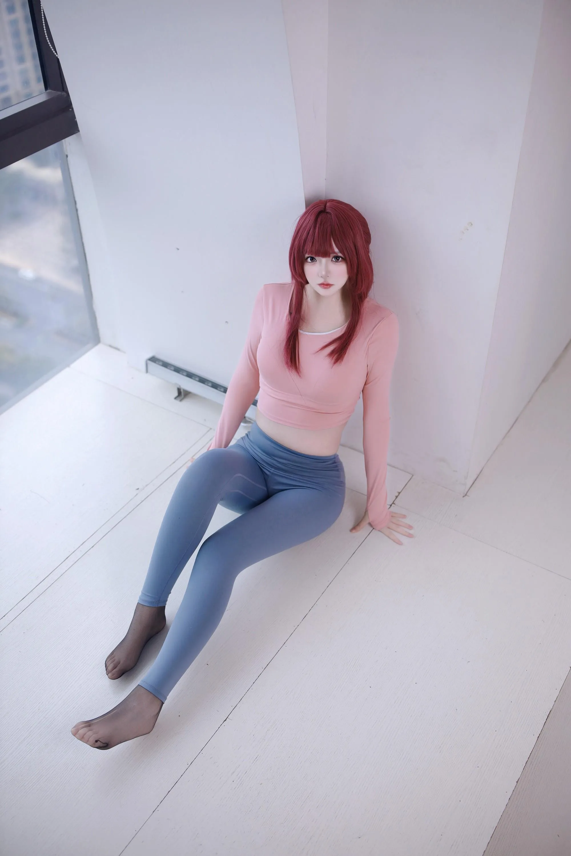 疯猫ss – NO.134 2024年二月限定 瑜伽服 卡芙卡 [58P]插图1